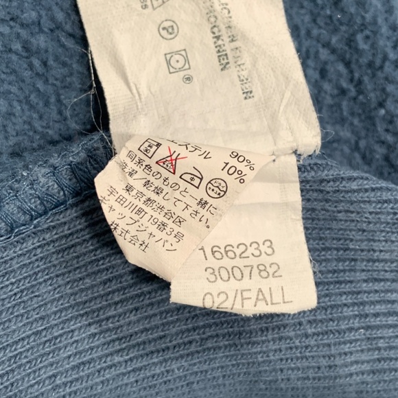 Men's Vintage Gap Hoodie w/New Bakemonogatari Oddities Design in Blue Size Large - Picture 3 of 3